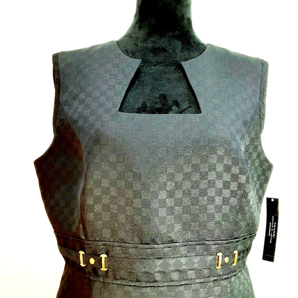 arthur Levine Dresses & Skirts - Tahari Tailored Stunning 70s Retro Dress! Sz. 14